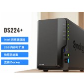 群晖（Synology）DS224  2盘位NAS 磁盘阵列网络存储 个人私有云备份网盘 标配 8T